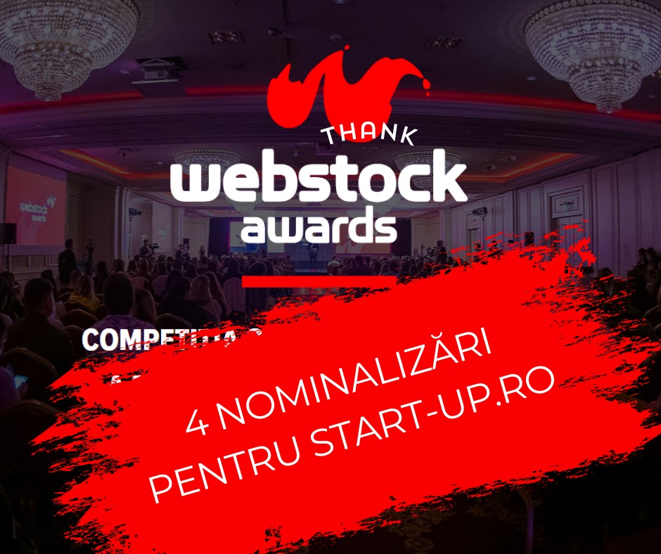 Vești extraordinare! 4 proiecte start-up.ro nominalizate la Webstock 2024